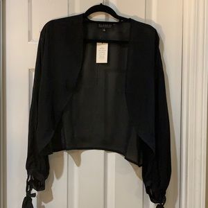 NWT Eloquii Cropped Sheer Shrug Size 18